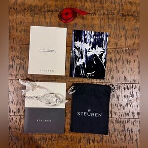 Steuben Icicle Christmas Ornament with Original Box